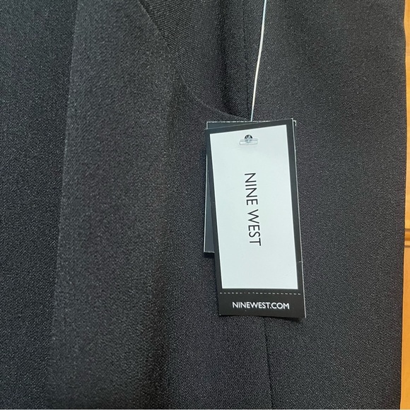 Nine West Black Sleeveless Dress With Pearl Accents at Neckline Size 12 NWT - Picture 9 of 12